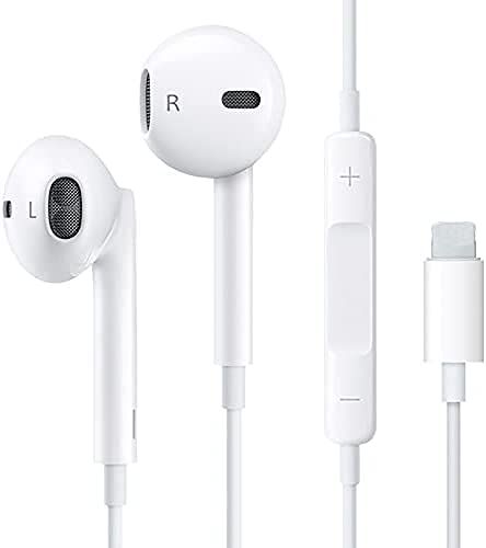 Earphone for Calling and Music Compatible with i-Phone (White, in The Ear)